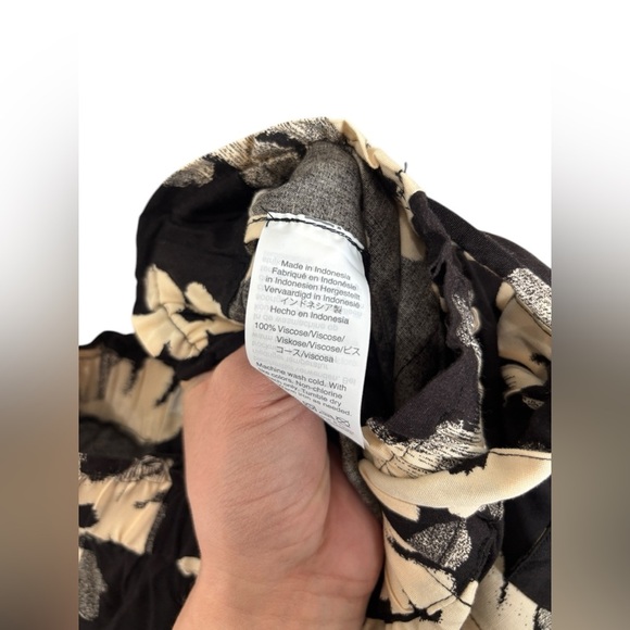 Madewell Drapey Pull-On Shorts in Ikat Floral High Rise Casual Beachy Summer XS - Picture 7 of 11